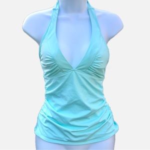 Athleta Women's Tankini Swimsuit Bathing Suit Top Light Turquoise